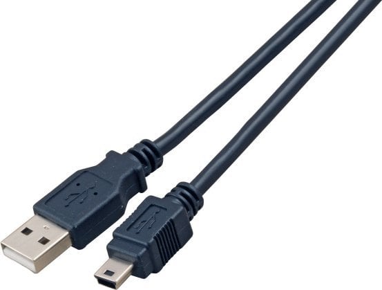 Kabllo USB EFB Elektronik K5250SW.1V2, 1 m, USB 2.0 USB A në Mini USB B, e zezë
