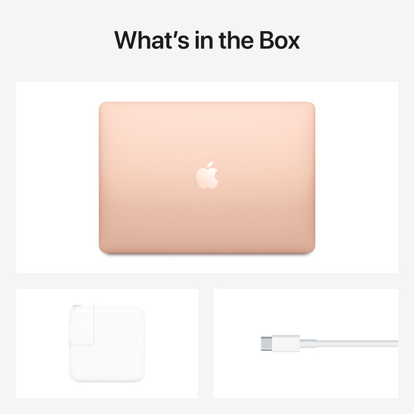 [OUTLET] Apple MacBook Air 13.3", M1 8-core, 8GB, 256GB, 7-core GPU, Gold