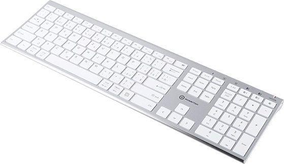 Tastierë Powerton UltraSlim, wireless, CZ + SK, e bardhë