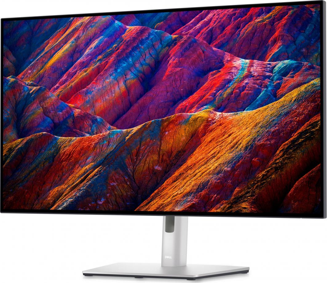 Monitor Dell UltraSharp U3223QE, 31.5", 4K UHD, i zi argjendtë