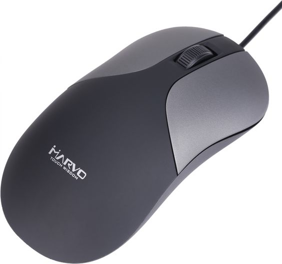 Глувче Marvo DMS002GY, 1200 DPI, со кабел, сиво