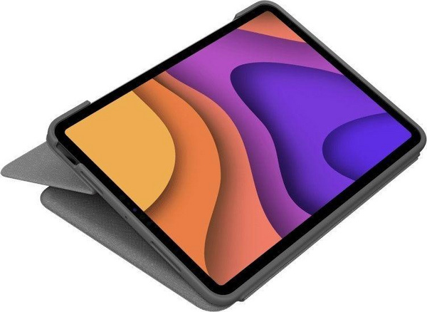 Mbështjellës dhe tastierë Logitech Folio Touch për iPad Air® (4th & 5th generation), US, i hirtë