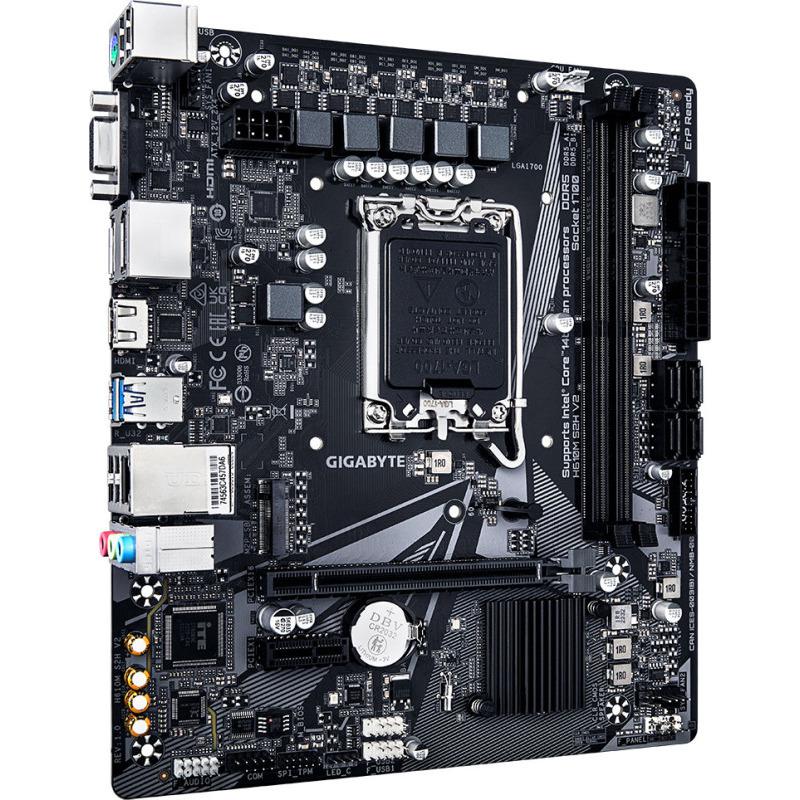 Pllakë amë Gigabyte H610M S2H V2, DDR5, socket LGA1700, e zezë