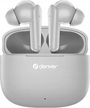 Kufje wireless Denver TWE-48GR, Bluetooth 5.3, USB C, gri