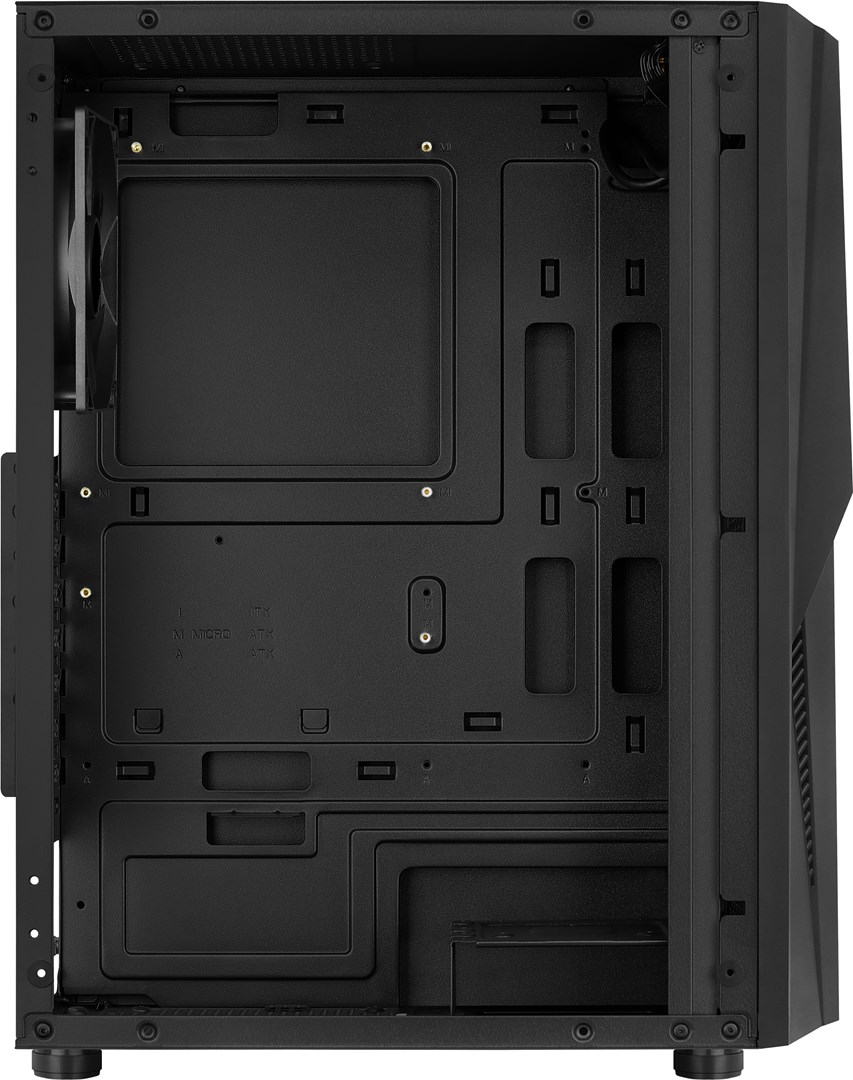 Kullë kompjuteri Aerocool Mecha ACCM-PV28013.11, xham i temperuar, RGB, e zezë