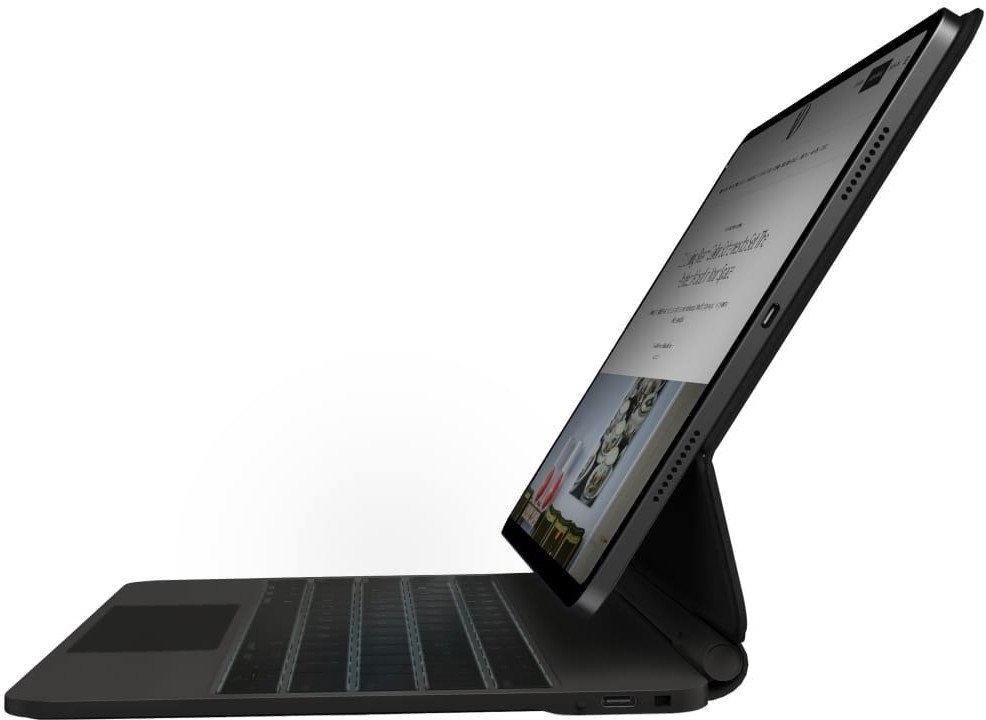 Këllëf me tastierë Uniq Venno Pro Magnetic Smart për iPad Pro 13" M4, Bluetooth, me trackpad, i zi