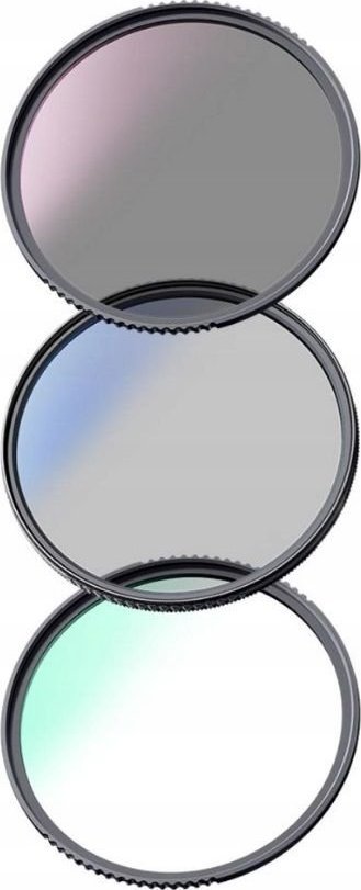 Set filtrash fotografikë K&amp;F Concept Nano K Series, 4in1, 72mm, i zi