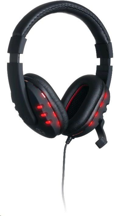 Kufje gaming Connect IT Battle GH1000, USB, me mikrofon, të zeza
