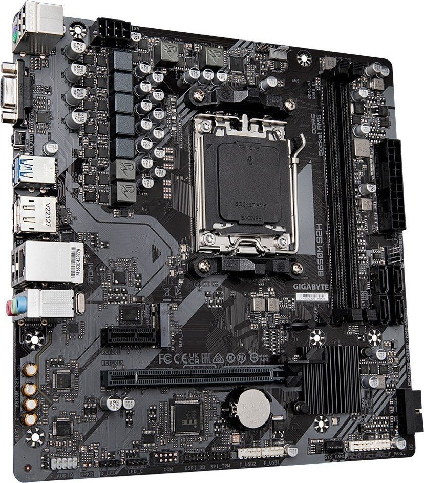 Pllakë amë Gigabyte B650M S2H, DDR5, PCIe 4.0, ATX