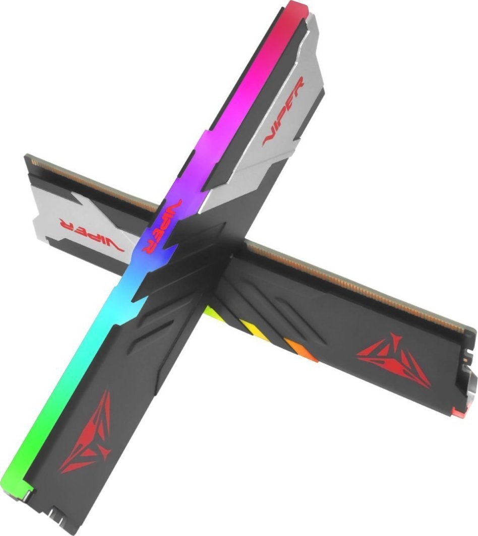 Memorie Patriot Viper Venom RGB, DDR5, 64 GB, 6000 MHz, CL30, PVVR564G600C30K