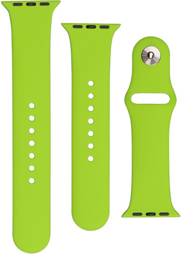 [OUTLET] Rrip silikoni FIXED për Apple Watch 38/40/41mm, i gjelbërt, 2 gjatësi