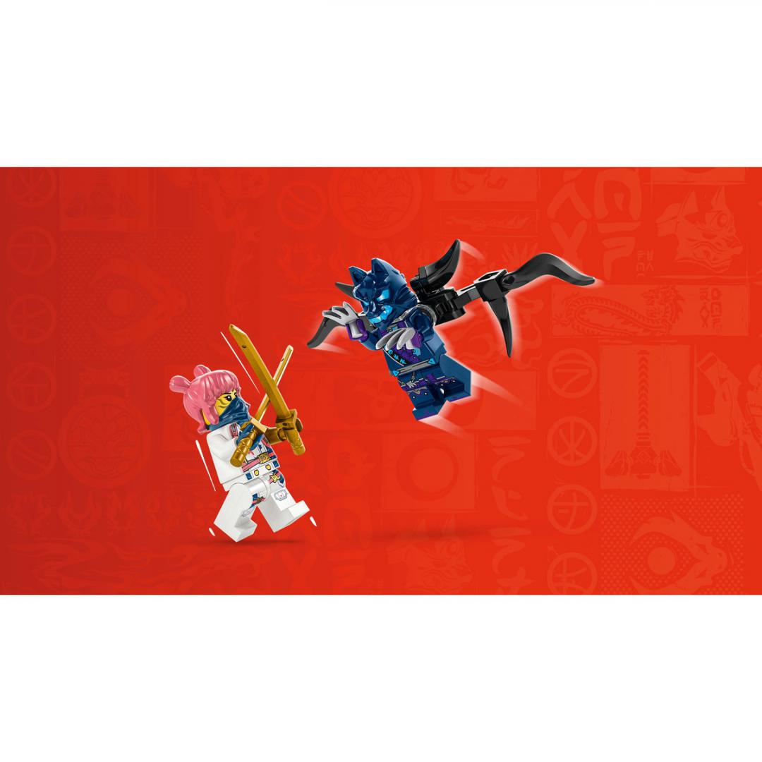 Set LEGO Ninjago Sora’s Elemental Tech Mech 71807, 209 pjesë, mbi 7 vjeç, shumëngjyrësh