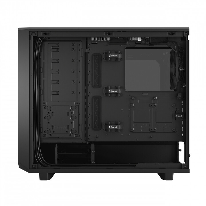 Fractal Design Meshify 2 Black TG Light Tint компјутерска кутија, со стаклен страничен панел, црна