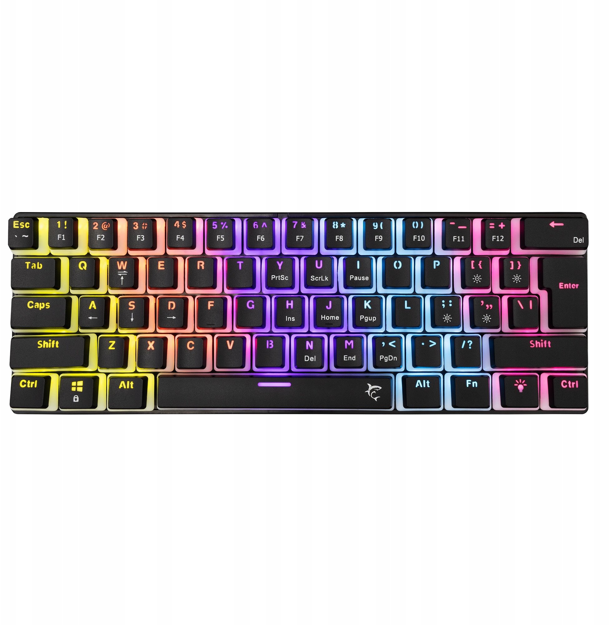 Tastierë gaming White Shark ASHIKO 2, mekanike, ndriçim i kuq, e zezë