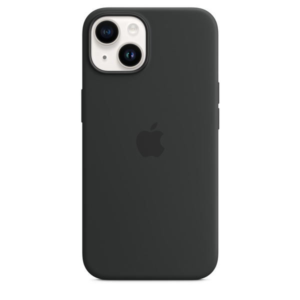 Apple iPhone 14 Silicone Case me MagSafe, Midnight