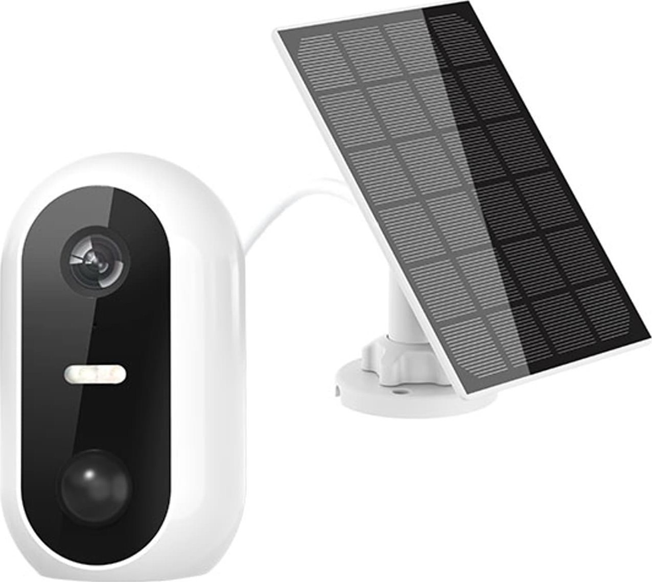 Kamerë e jashtme Extralink Smart Life SolarEye, panel diellor, Wi Fi, e bardhë