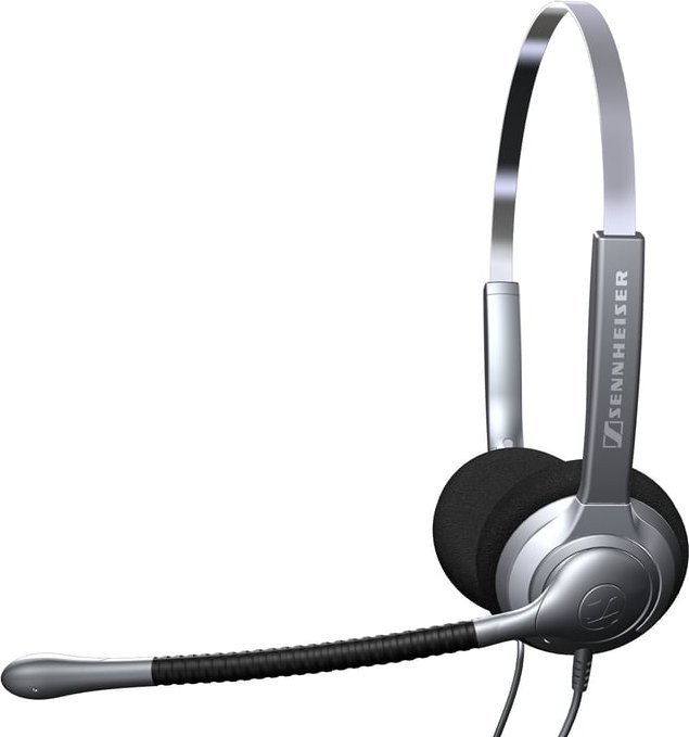 Kufje zyre Sennheiser SH 330, mono, me mikrofon, gri argjendi