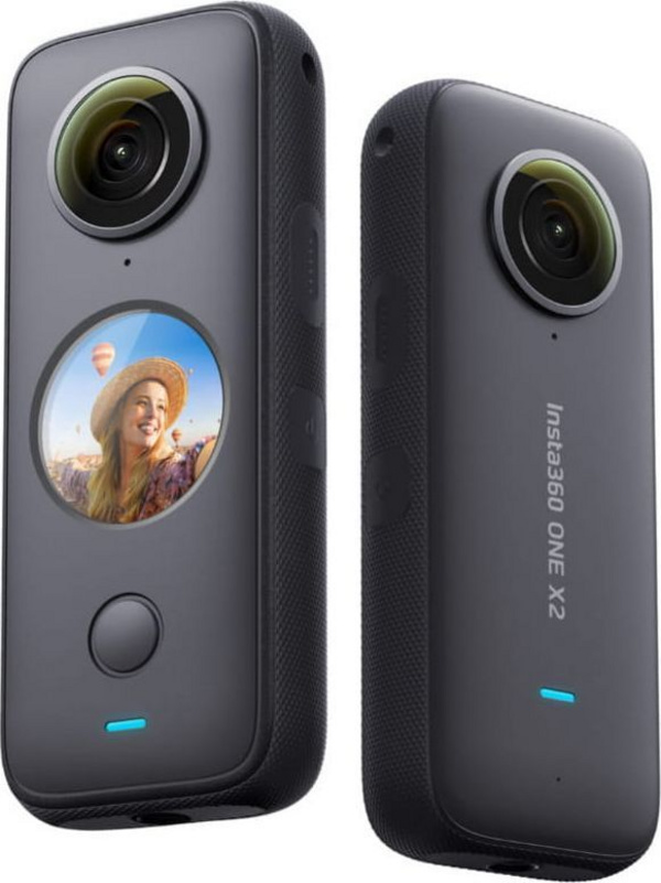 Kamerë sportive Insta360 ONE X2, 5.7K 360°, rezistente ndaj ujit, e zezë