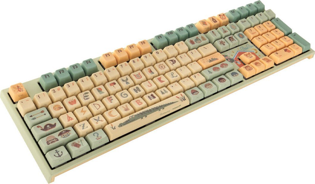 Tastierë mekanike Ducky One 2 Pro Peter Pan Dimanche Limited Edition, Iris V2 EC, USB C, shumëngjyrëshe