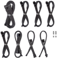 Set kabllosh PSU CableMod C-Series Pro ModMesh, për Corsair RMi RMx RM, carbon