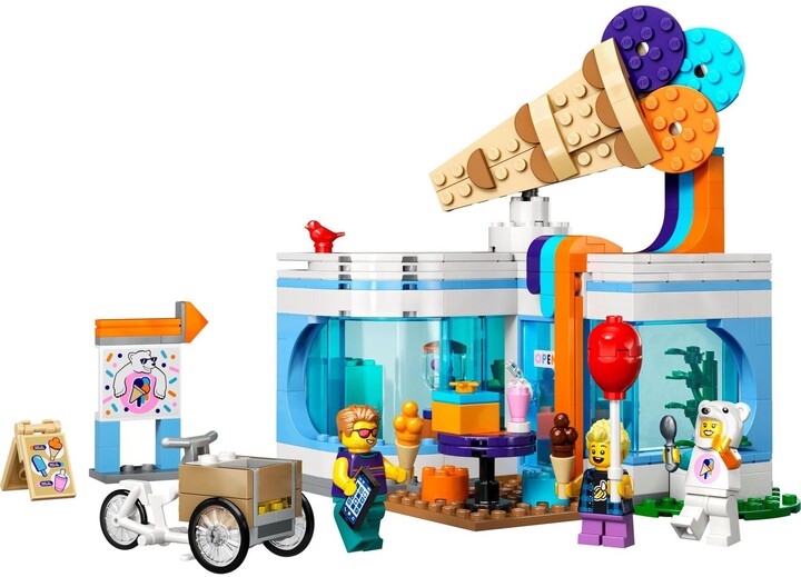Set LEGO® City 60363 Ice Cream Shop, 296 pjesë