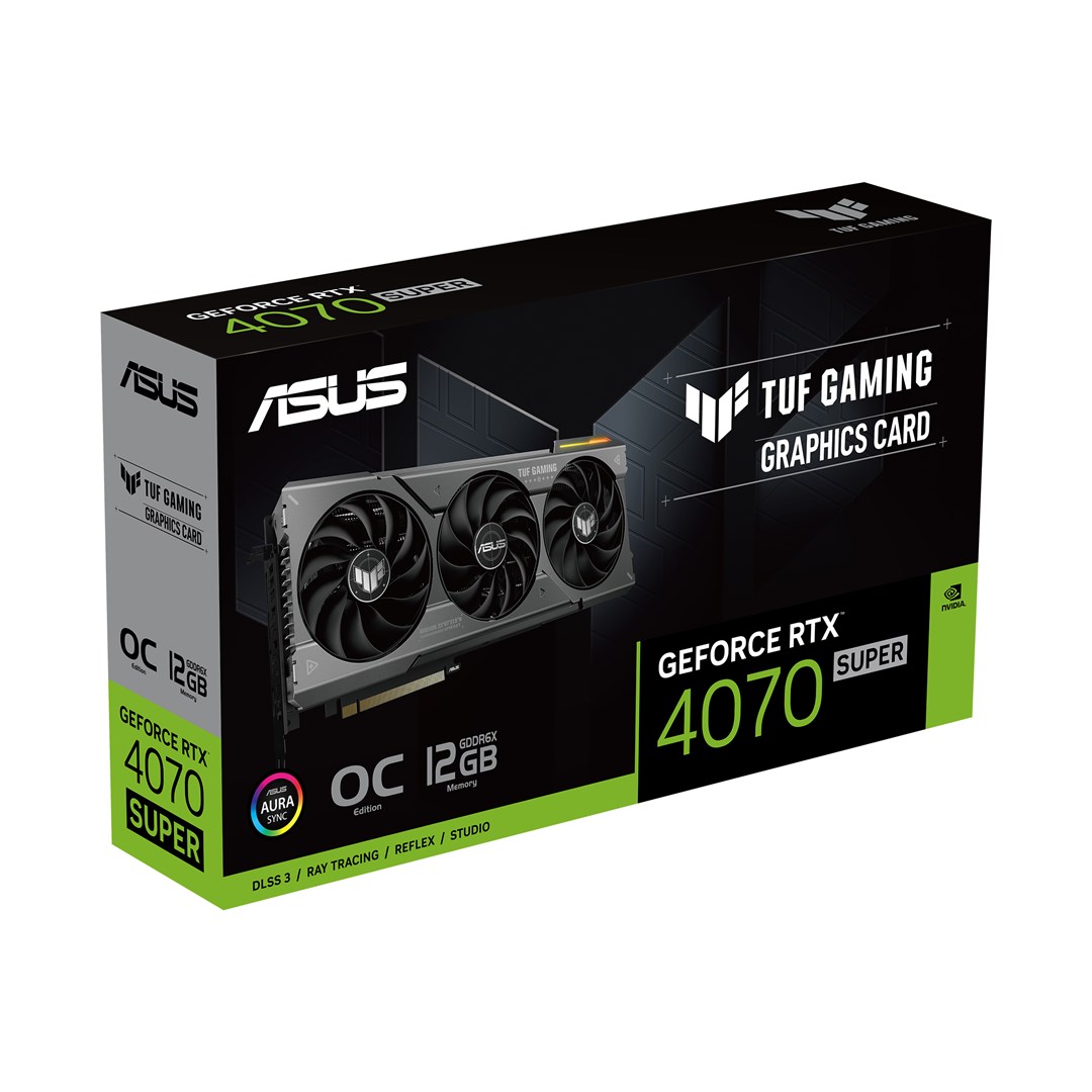 Kartë grafike ASUS TUF Gaming NVIDIA GeForce RTX 4070 SUPER, 12 GB GDDR6X