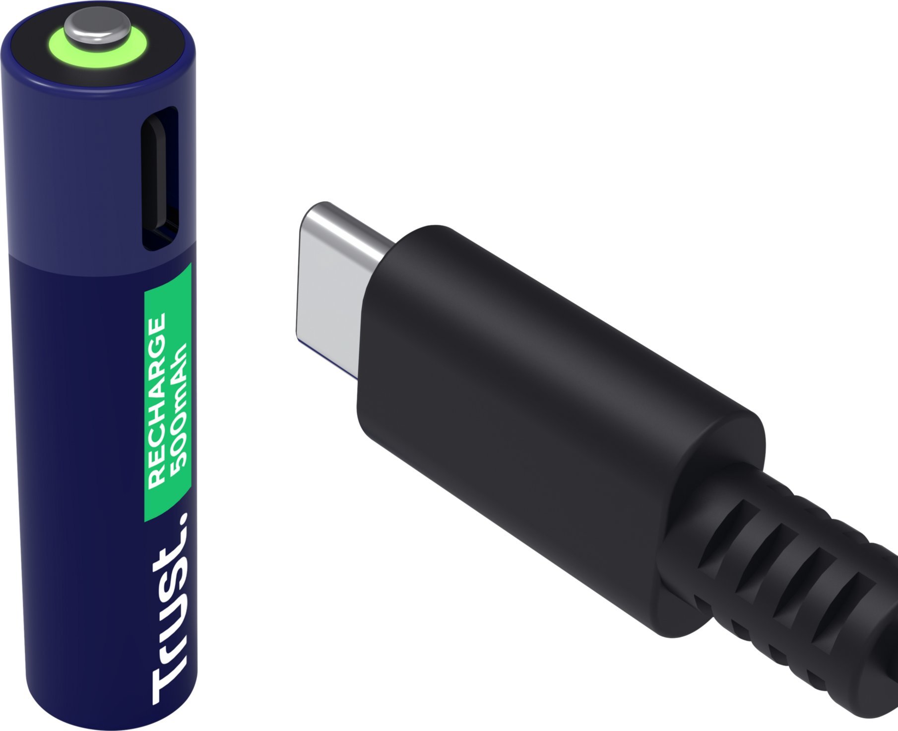 Bateri të rikarikueshme Trust 25585 AAA, USB C, set