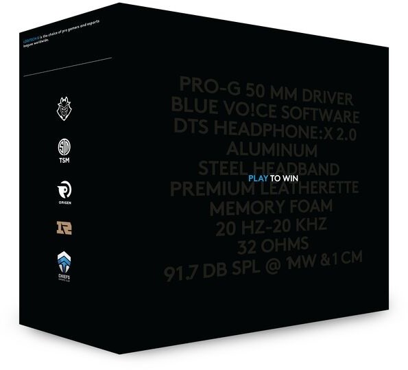 [OUTLET] Kufje Logitech G Pro X, të zeza