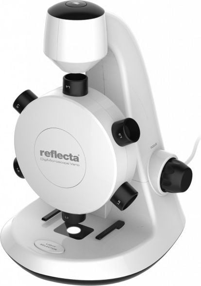 Mikroskop dixhital Reflecta Vario 66145, USB, 2MP, i bardhë