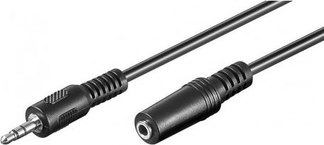 Jack 3.5mm - Jack 3.5mm 10m czarny (-)