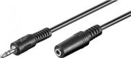 Jack 3.5mm - Jack 3.5mm 10m czarny (-)