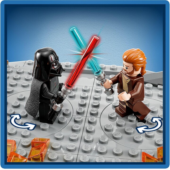 Set LEGO® Star Wars™ 75334 Obi-Wan Kenobi™ Vs. Darth Vader™, 282 pjesë