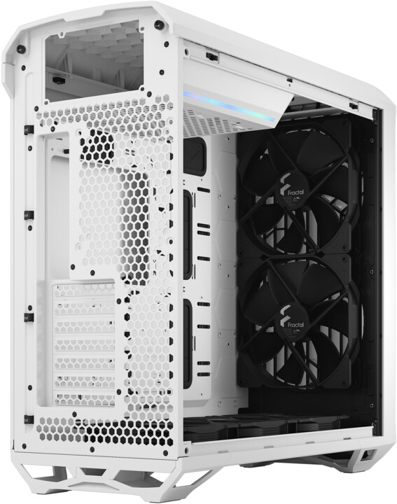 Kasë kompjuteri Fractal Design Torrent White TG Clear Tint