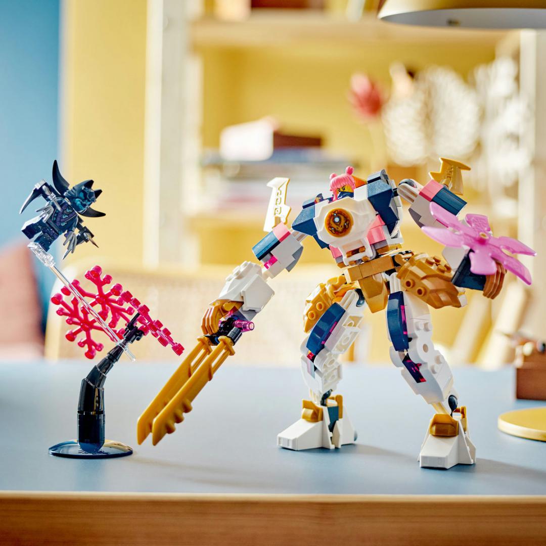 Set LEGO Ninjago Sora’s Elemental Tech Mech 71807, 209 pjesë, mbi 7 vjeç, shumëngjyrësh