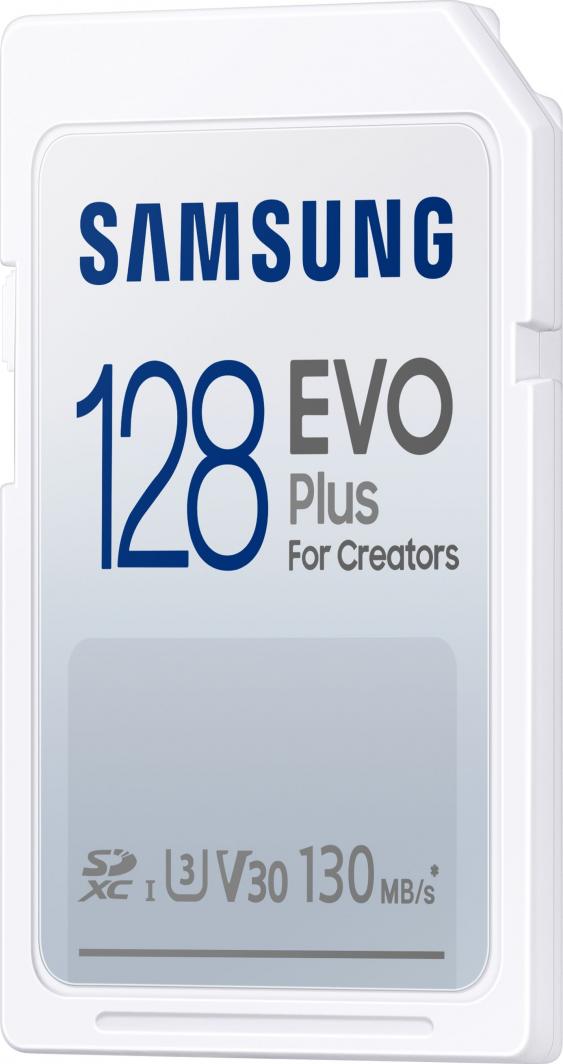 Kartë memorie Samsung EVO Plus 2021, UHS-I / U3, Class 10, SDXC, 128 GB