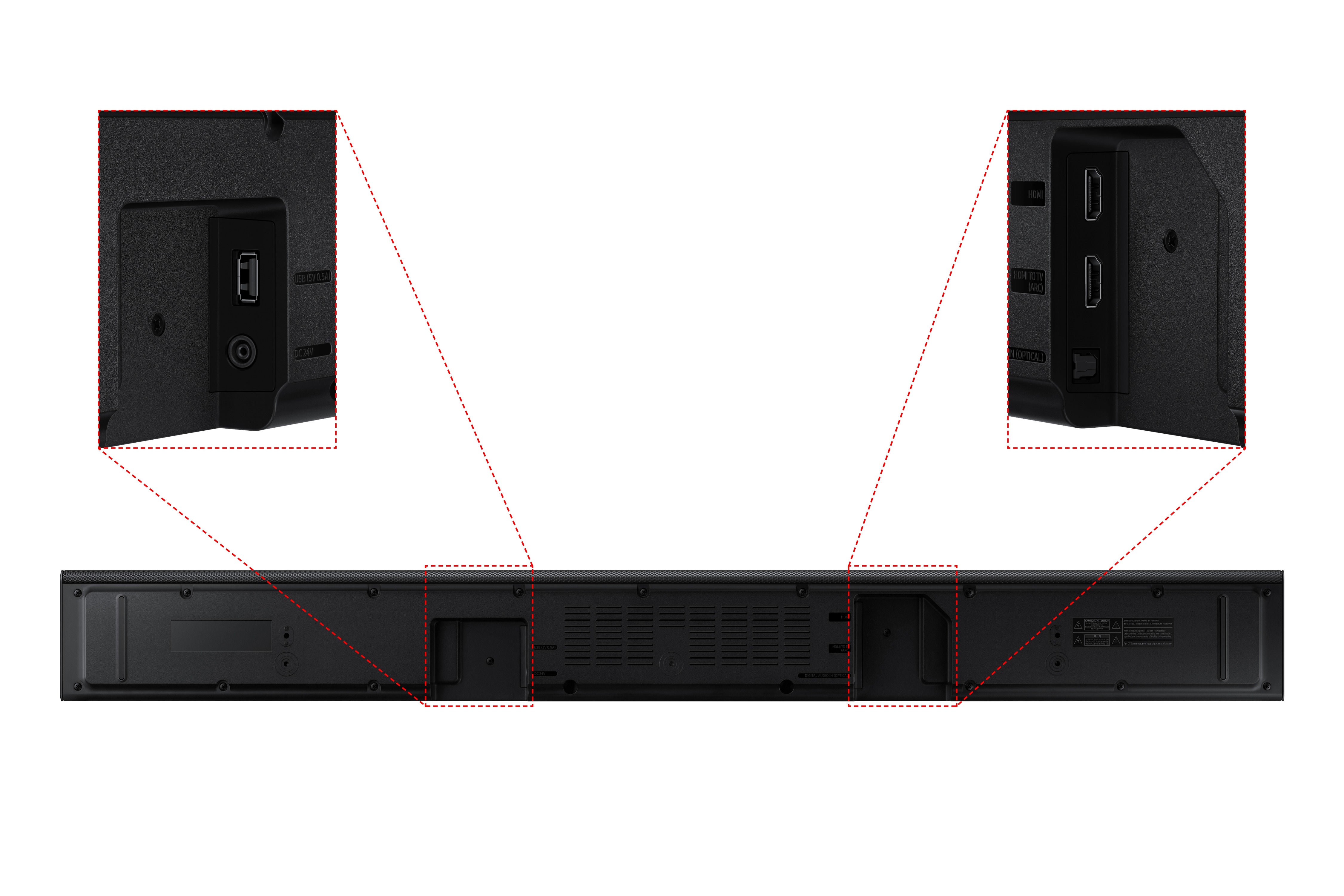 Soundbar-Subwoofer Samsung HW-Q600A/EN, 360W 3.1.2CH, bluetooth wireless