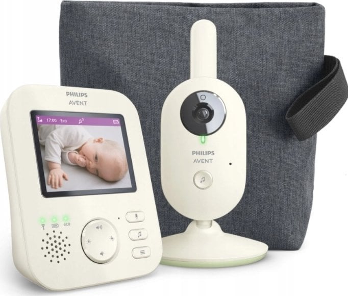 Baby monitor Philips AVENT Advanced SCD882/26, ekran me ngjyra, video me komunikim dykahësh, i bardhë