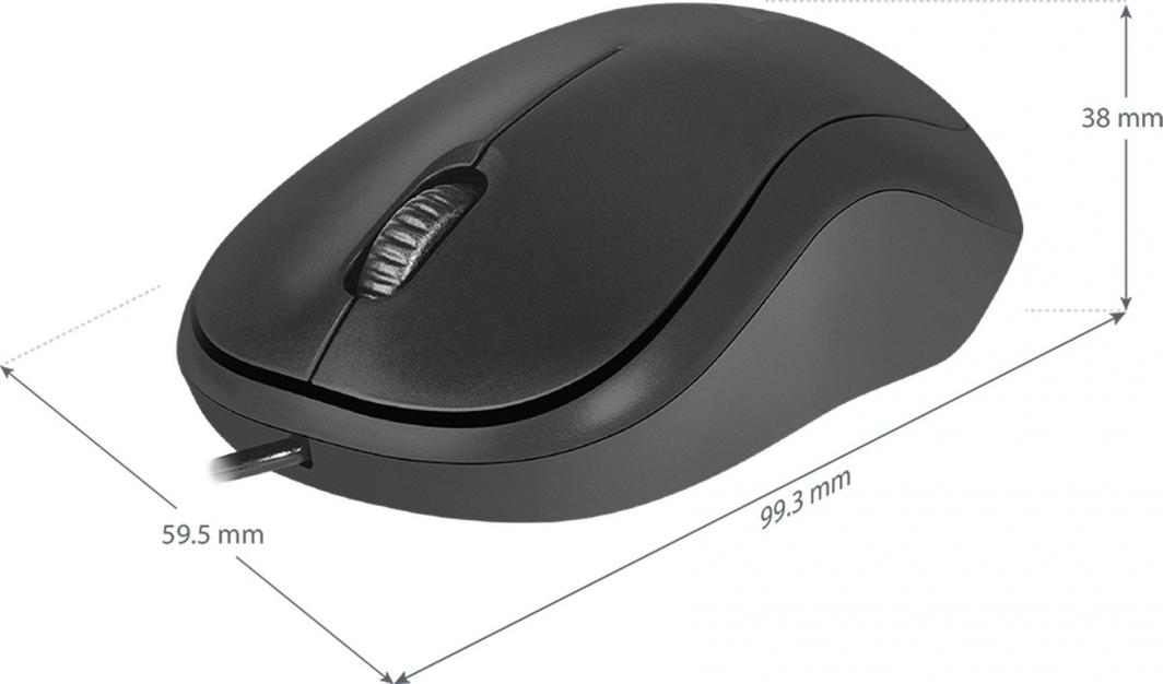 Maus Defender Patch, me kabllo, USB, i zi