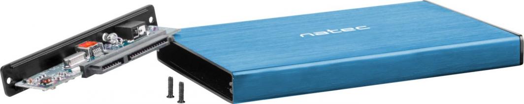 Kornizë Natec RHINO GO SATA, USB 3.0, 2.5", e kaltër 3