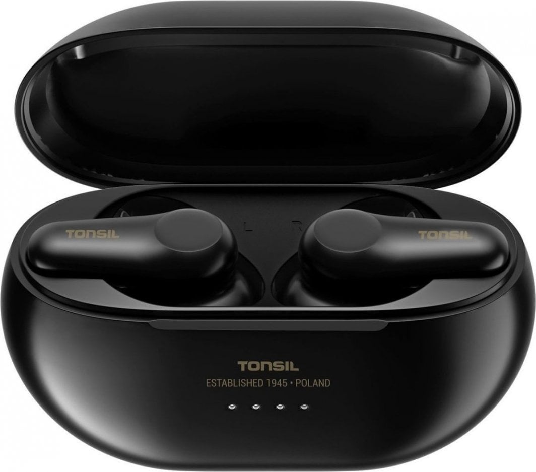 Kufje pa tela Tonsil T65BT, Bluetooth, me mikrofon, të zeza