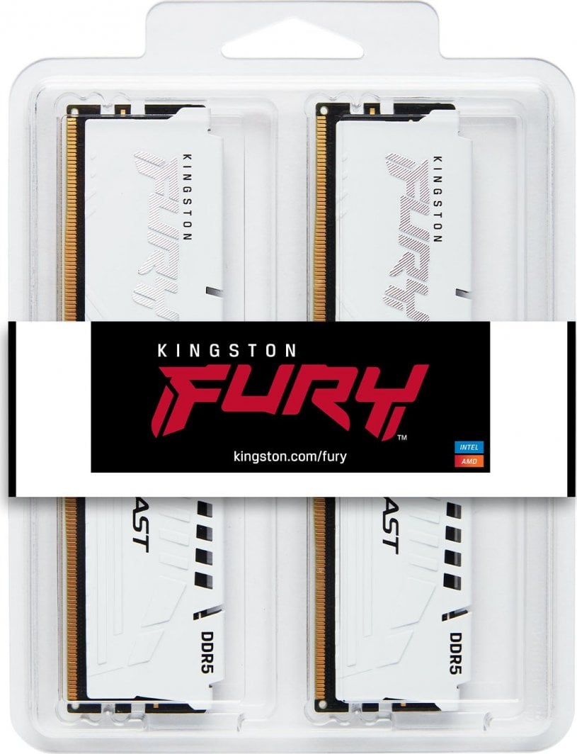 Memorie Kingston Fury Beast, DDR5, 32GB, 5600MHz, CL40