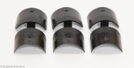 Aksesor tripod Gitzo Plastic Clamp 21.7, set 3 copë, plastike, e zezë