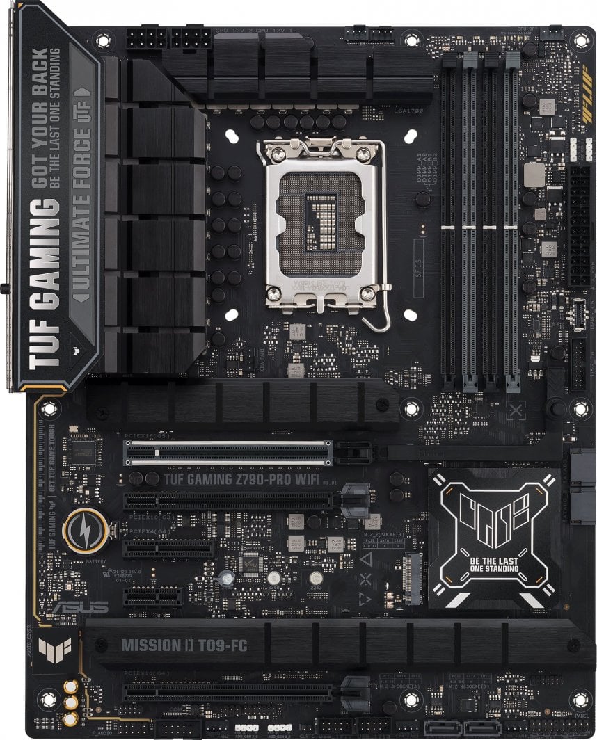 Pllakë amë Asus TUF GAMING Z790-PRO WIFI, LGA 1700, Intel Z790, Wi-Fi 6E, e zezë