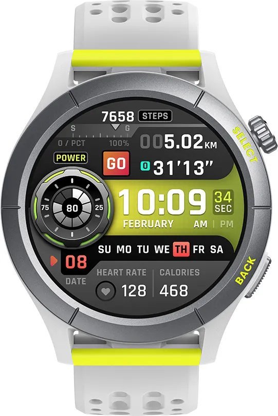 Orë inteligjente Amazfit Cheetah Round W2294TY1N, AMOLED, GPS, gri