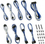 Set kabllosh modular CableMod ZUAD-1017, për Corsair AXi HXi RM, tekstil ModFlex, bardh e kaltër
