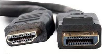 Adapter kabllo video Techly ICOC-DSP-H-010, DisplayPort në HDMI, 1m, i zi