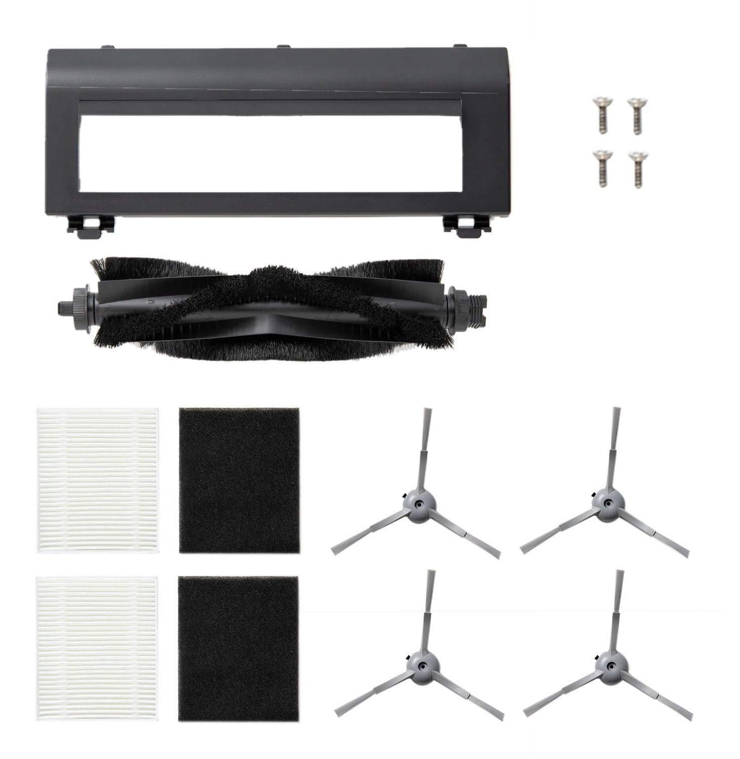 Set aksesorësh zëvendësues Eufy L60 L60 Hybrid, pjesë origjinale, për fshesë robotike