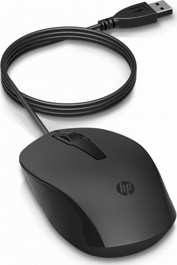 Maus HP 150, me kabllo, USB, i zi