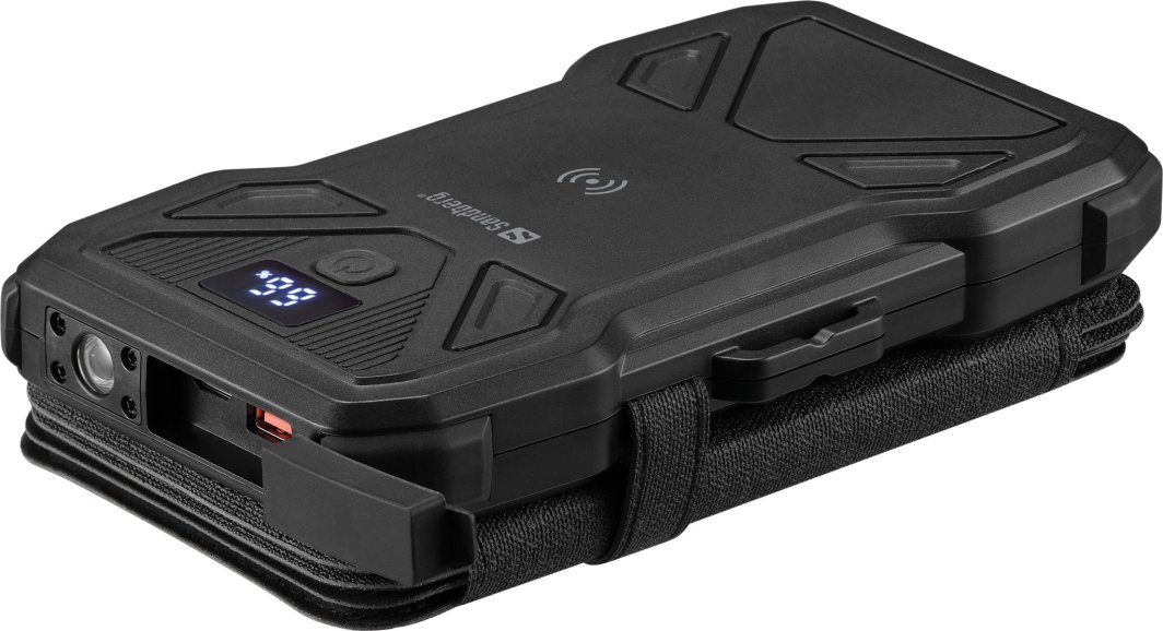 Powerbank Sandberg Solar 5-Panel, 10000mAh, me ngarkim pa tela, i zi