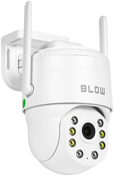 Kamera IP WiFi V380PRO, 5MP, PTZ и детекција на движење, бела